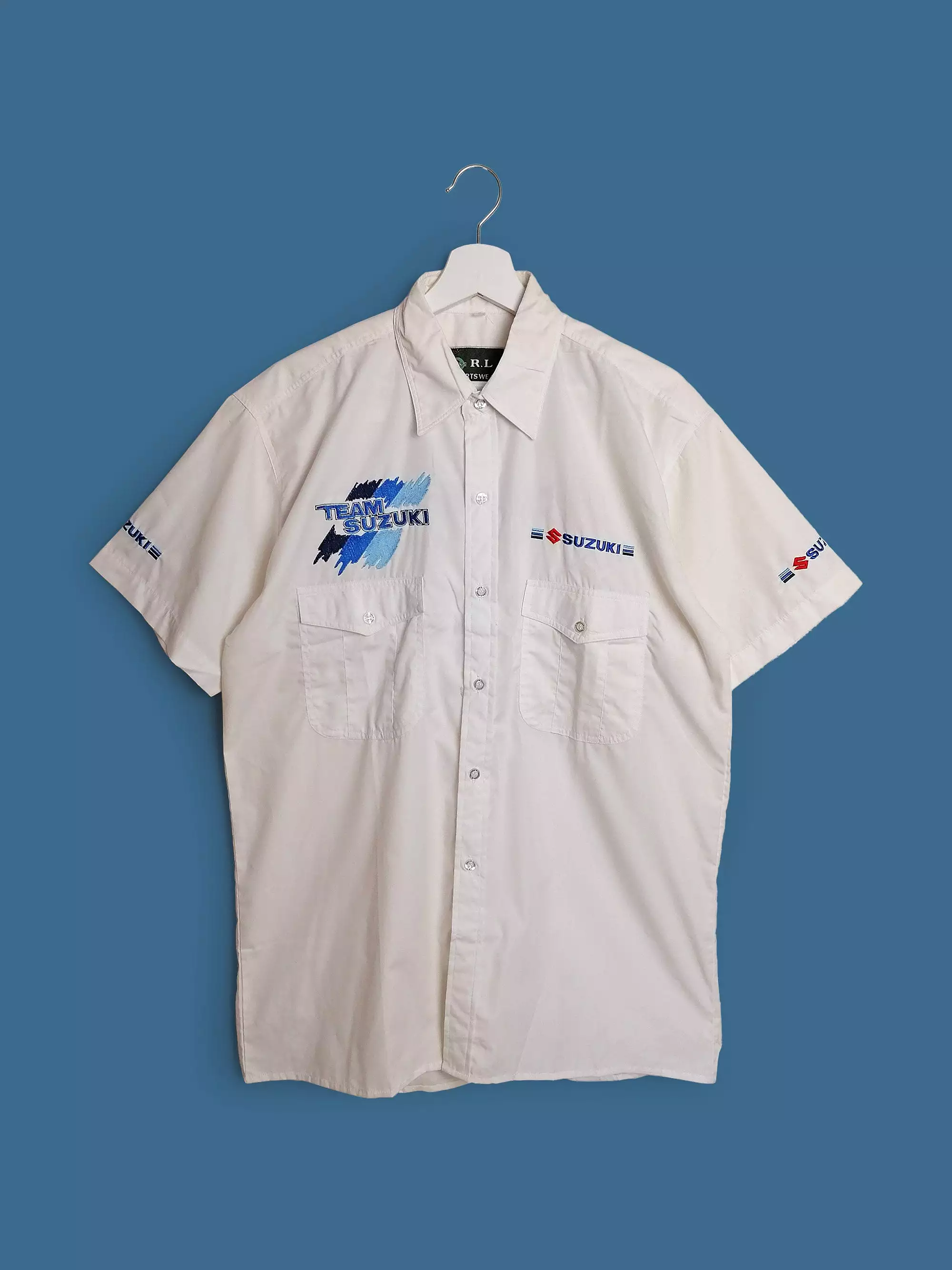 Suzuki Team White Shirt - M-L size