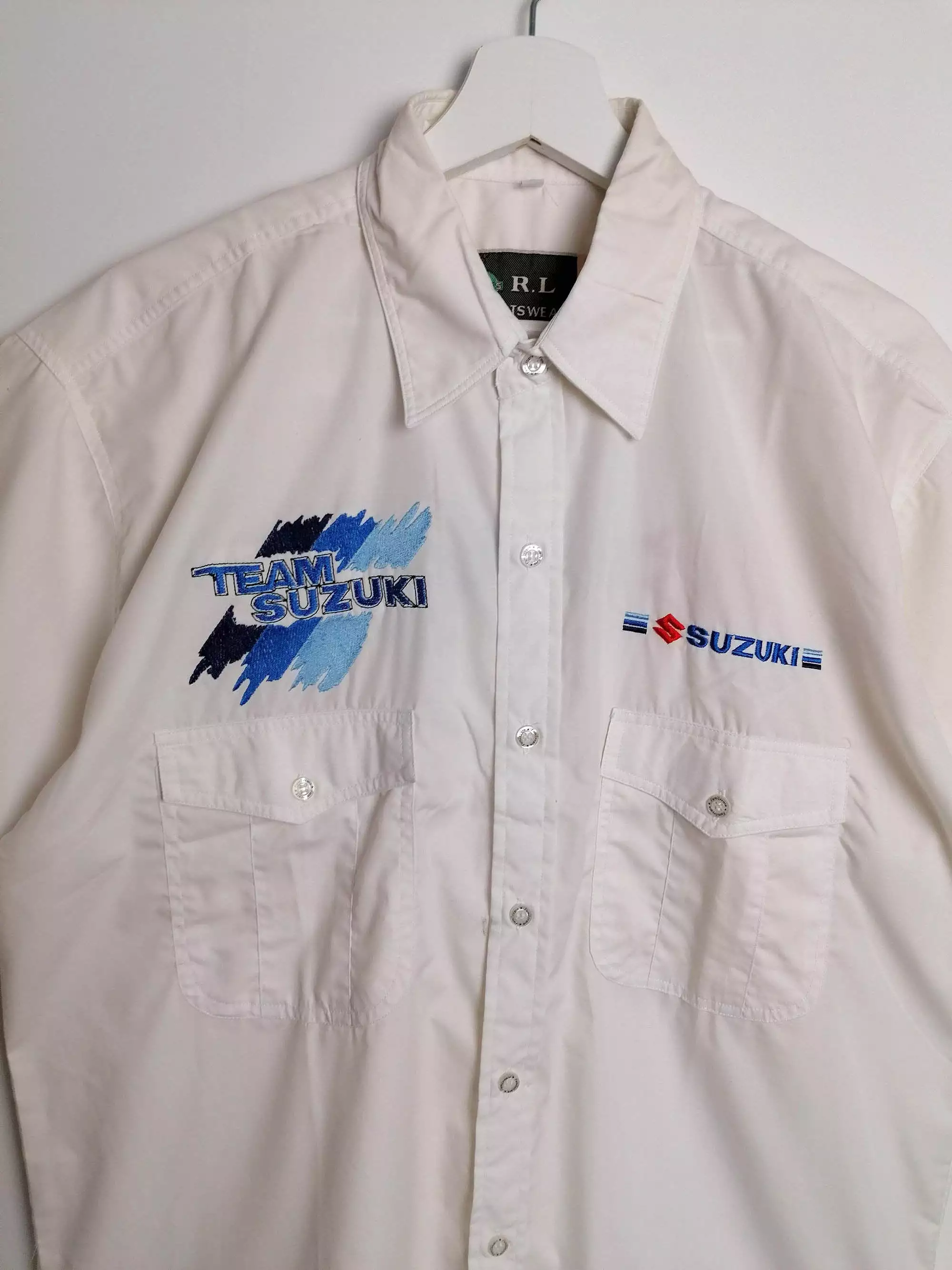 Suzuki Team White Shirt - M-L size