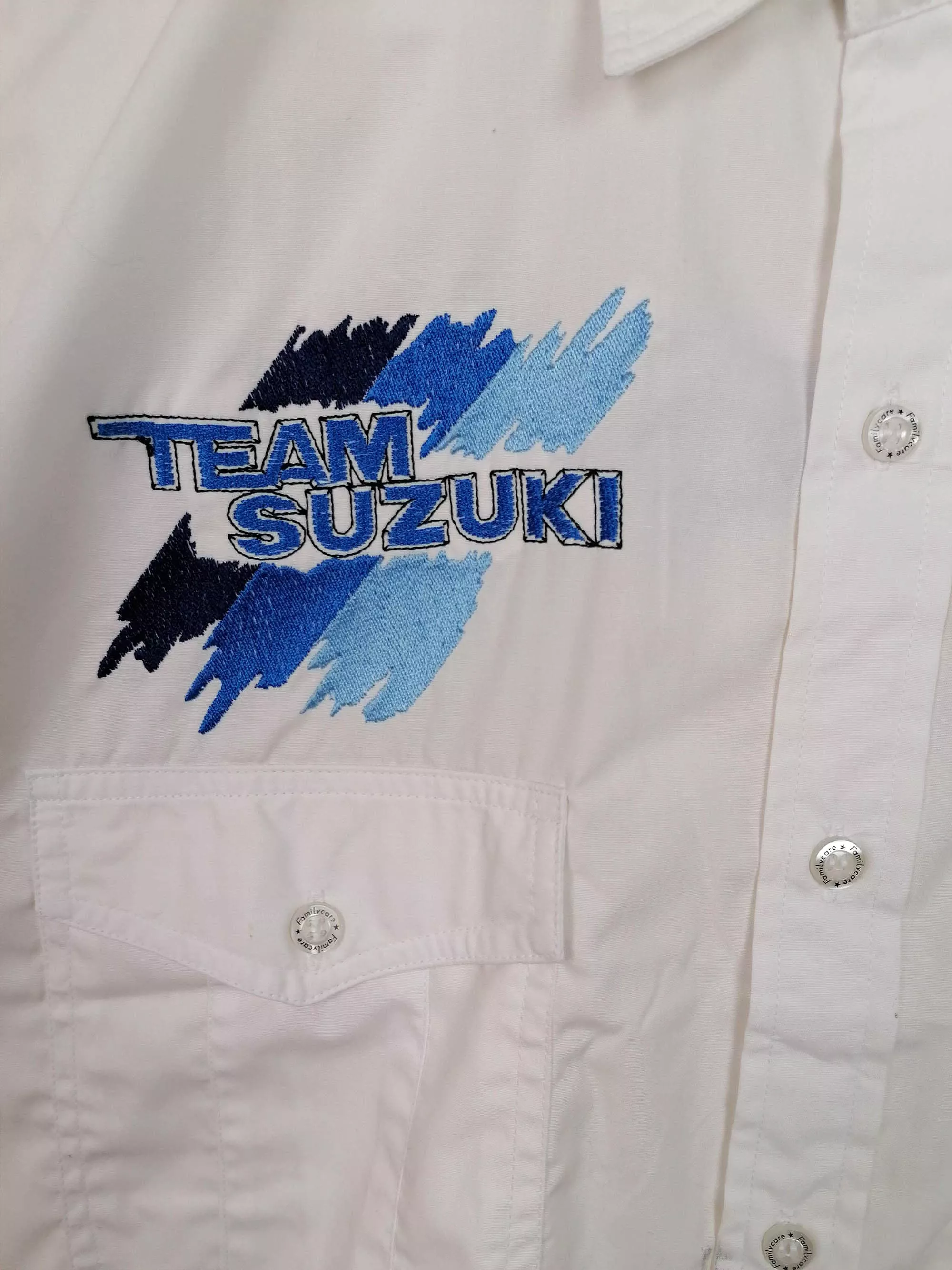 Suzuki Team White Shirt - M-L size