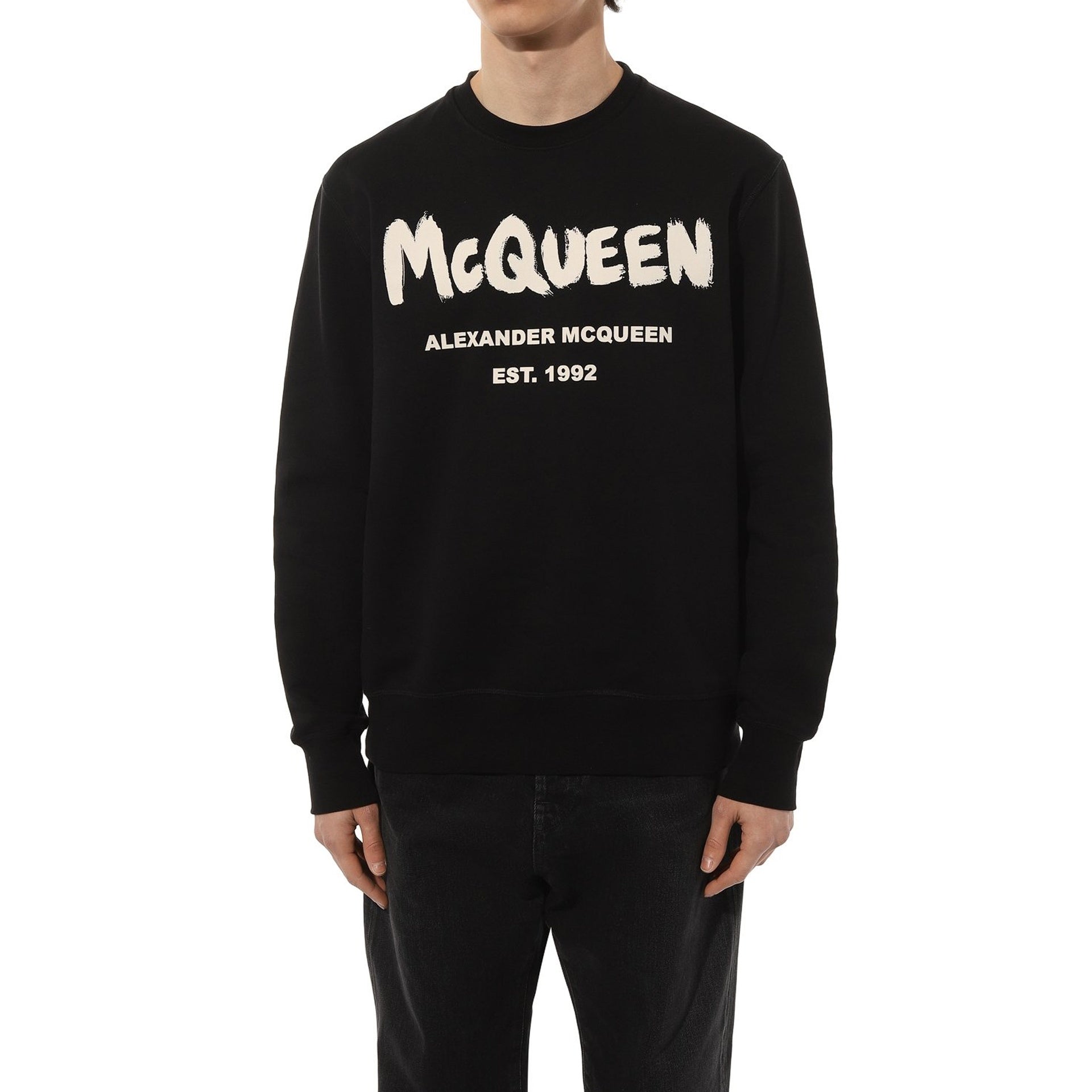 Sweatshirt with ALEXANDER MCQUEEN logo.