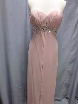 Sweetheart Beaded Long Gown - Size L - Style 2696 - On Sale