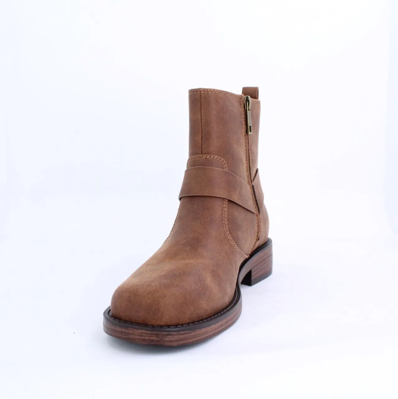 Tan Macra Biker Boot