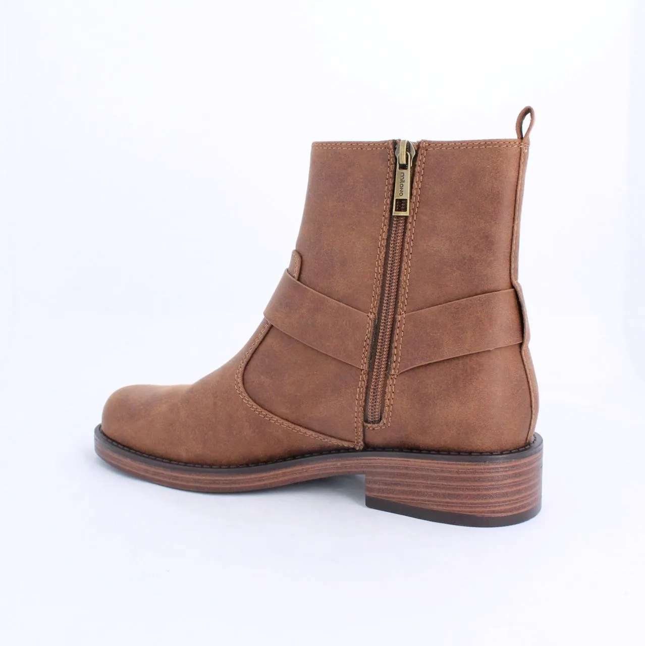 Tan Macra Biker Boot