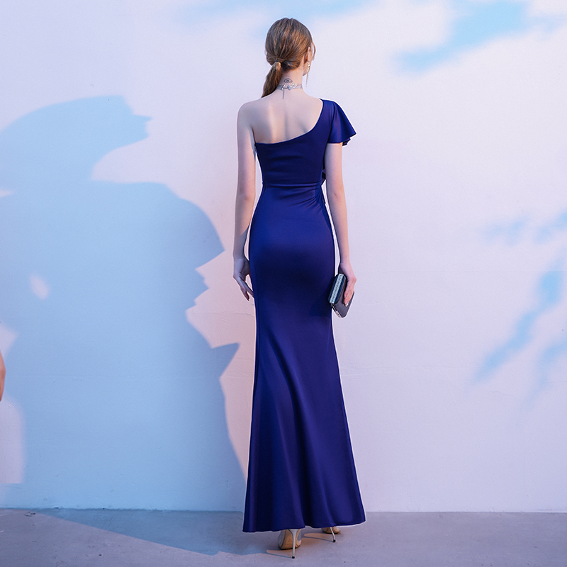 The Best Royal Blue Toga Gown - Reese Collection