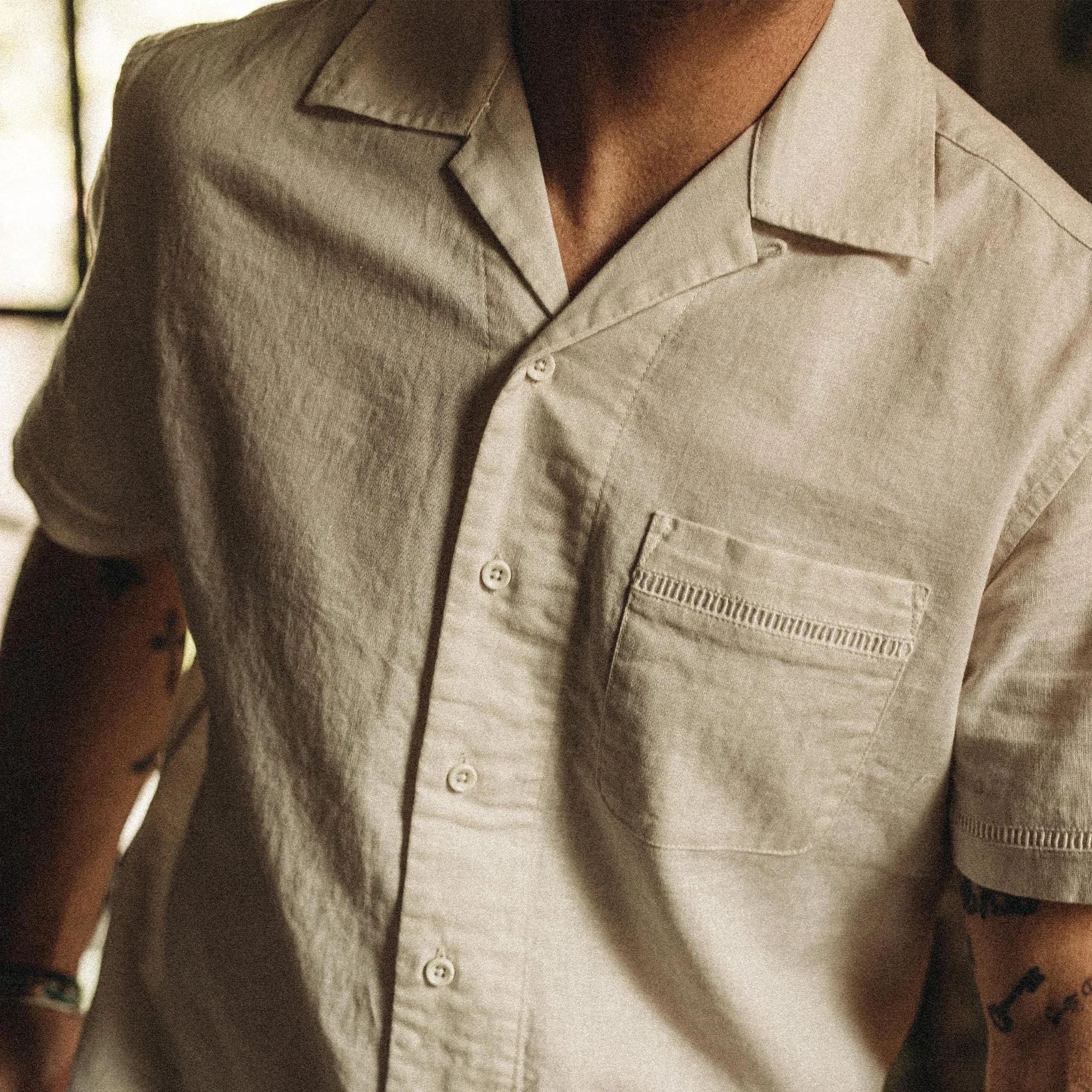 The Hawthorne Short Sleeve Shirt in Birch