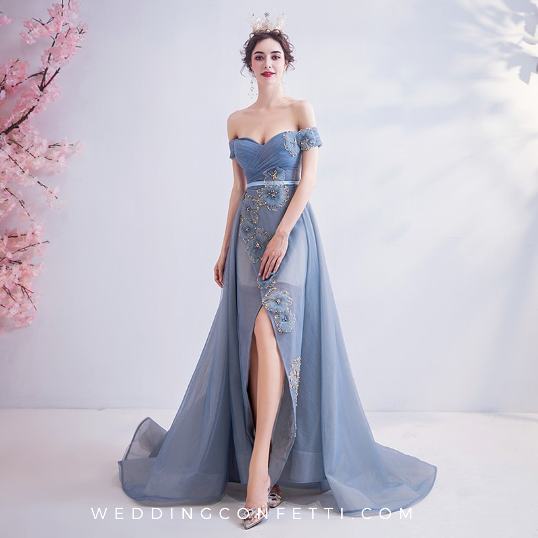 The Kaylee Off Shoulder Gown (2 Color Options)