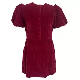 The Vampire's Wife red corduroy mini dress, size M