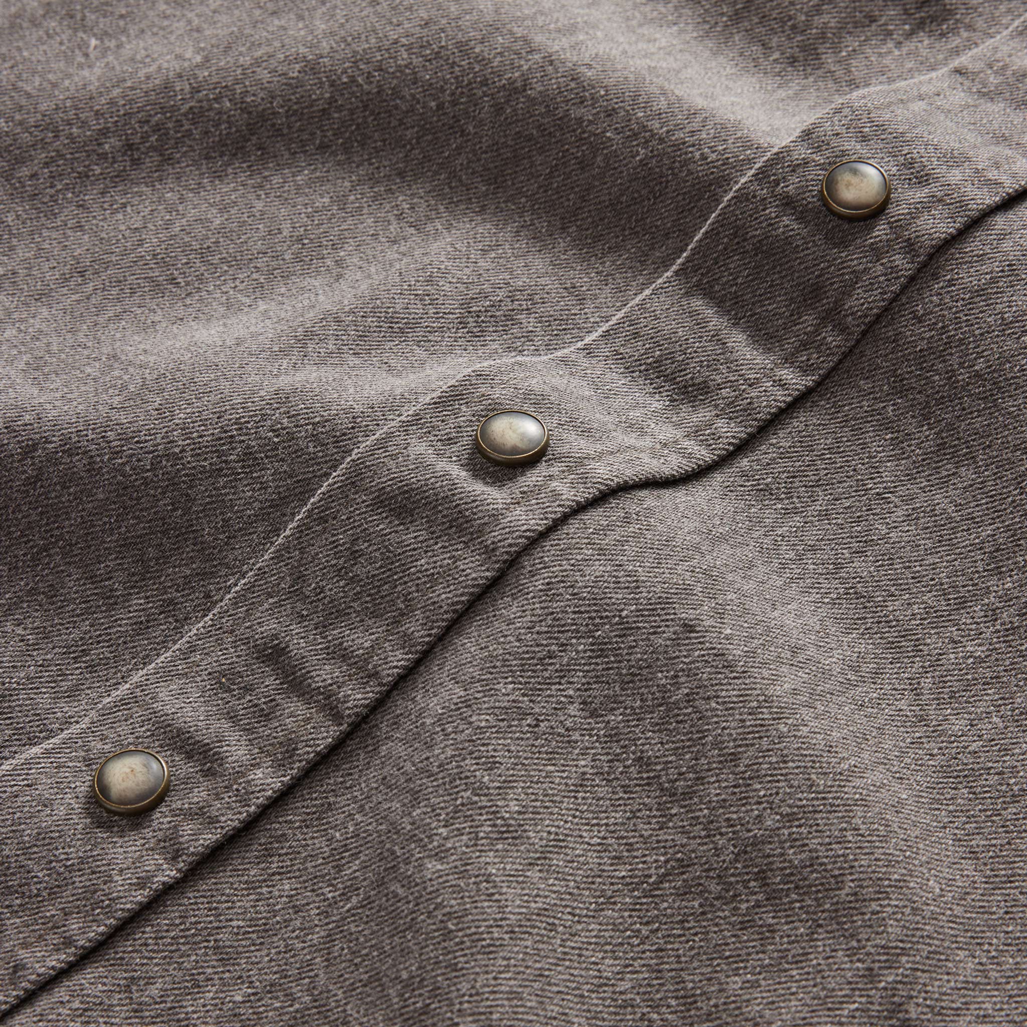 The Western Shirt in Soil Pigment Selvage Denim - Results: