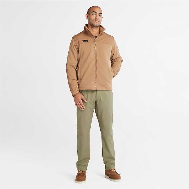 Timberland Pro Men's Full Zip Fleece Jacket in Wheat