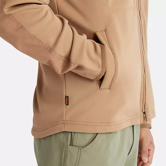 Timberland Pro Men's Full Zip Fleece Jacket in Wheat