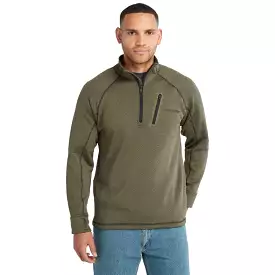 Timberland Pro Men's Reaxion 1/4 Zip Athletic Fleece Jacket - Green