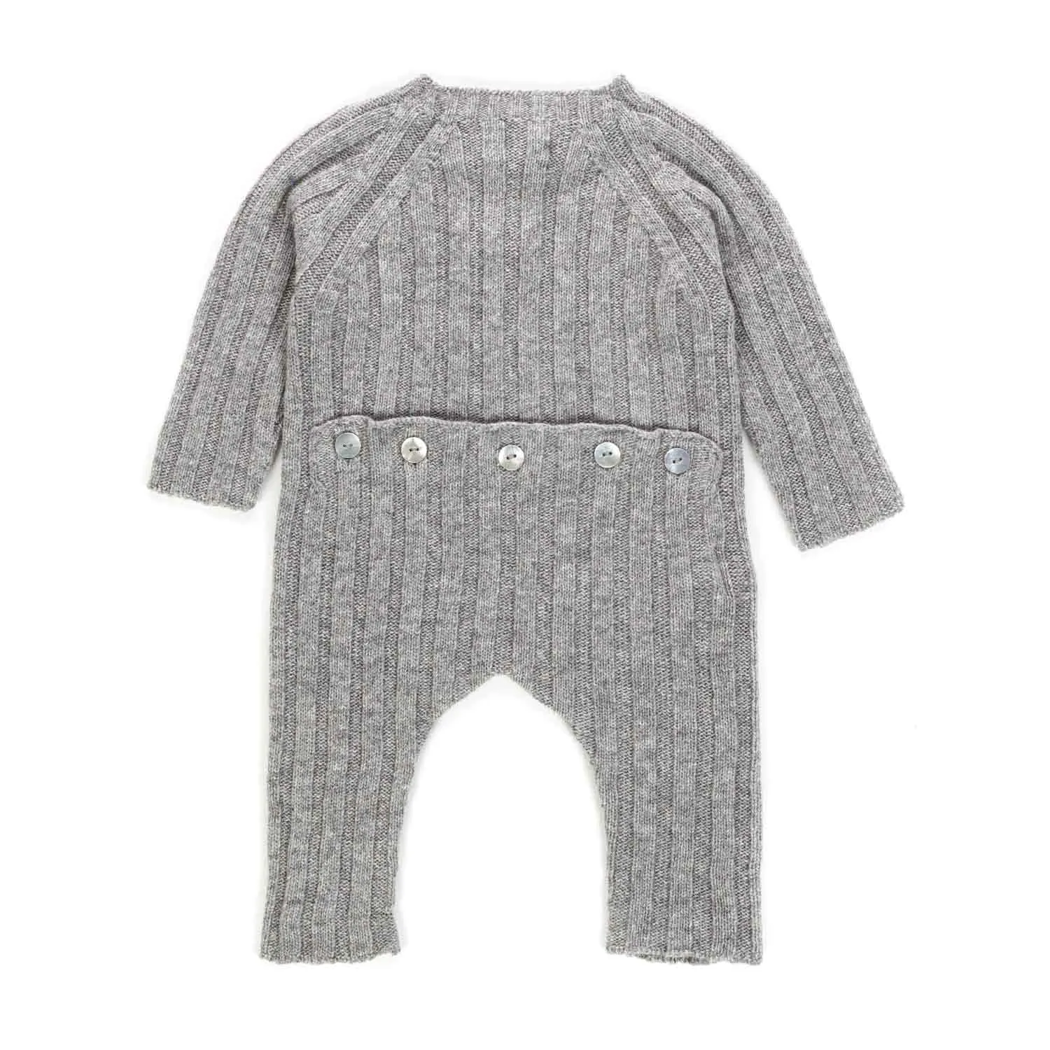 Vintage Grey Baby Rompers