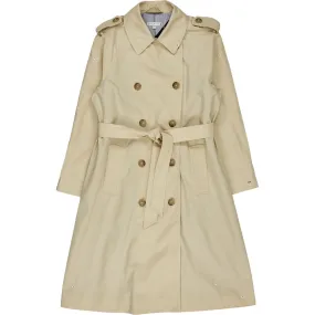 Tommy Hilfiger Beige Winter Trench Coat