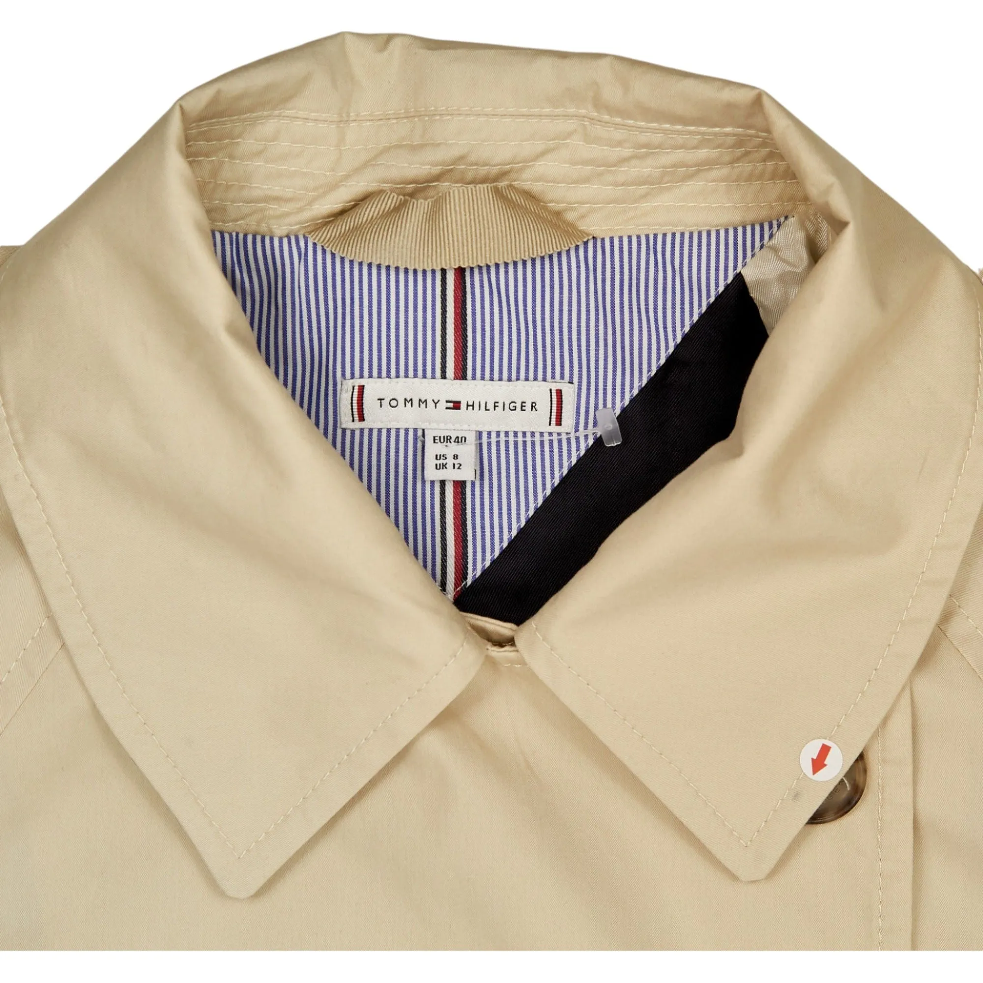 Tommy Hilfiger Beige Winter Trench Coat