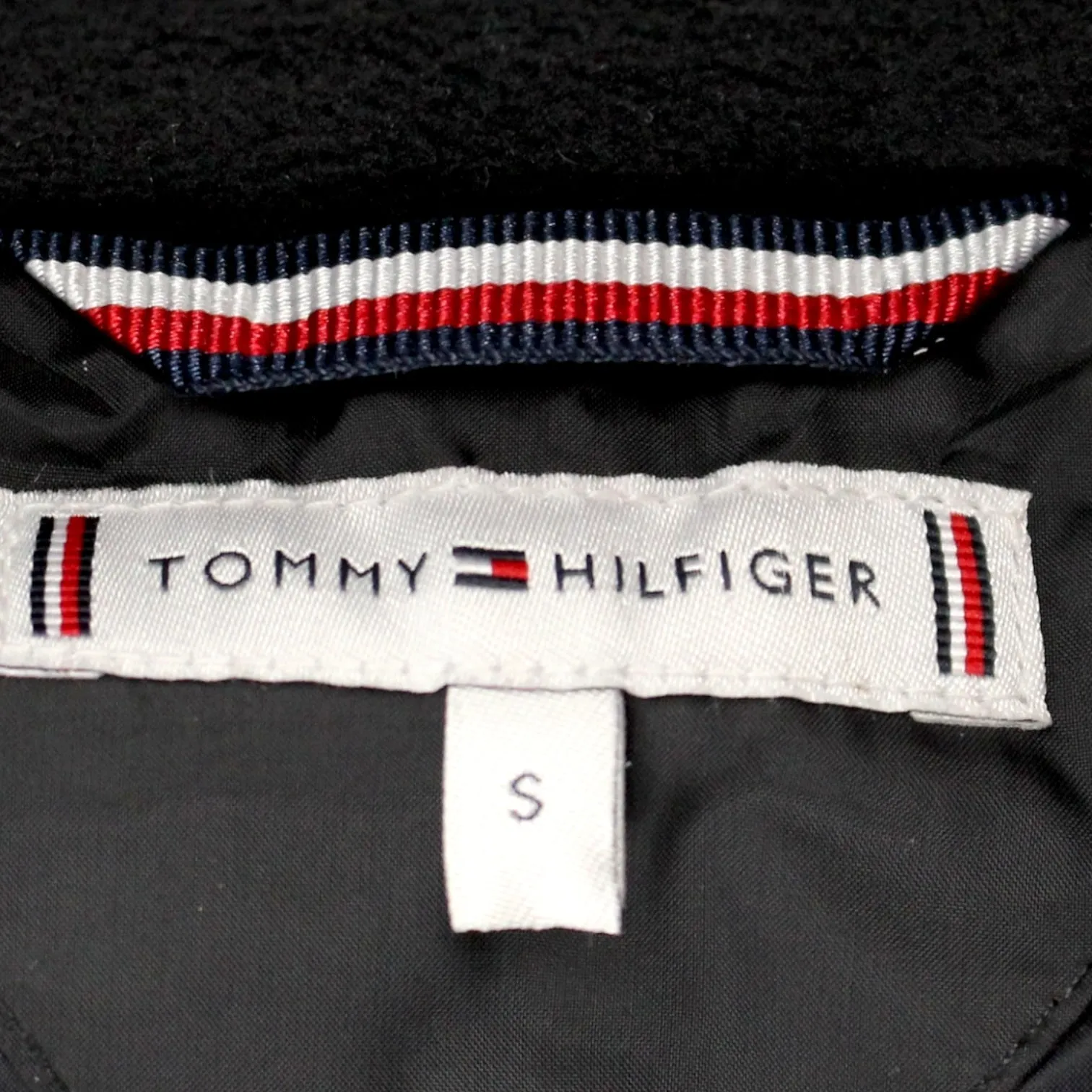 Tommy Hilfiger Black Hooded Quilted Jacket