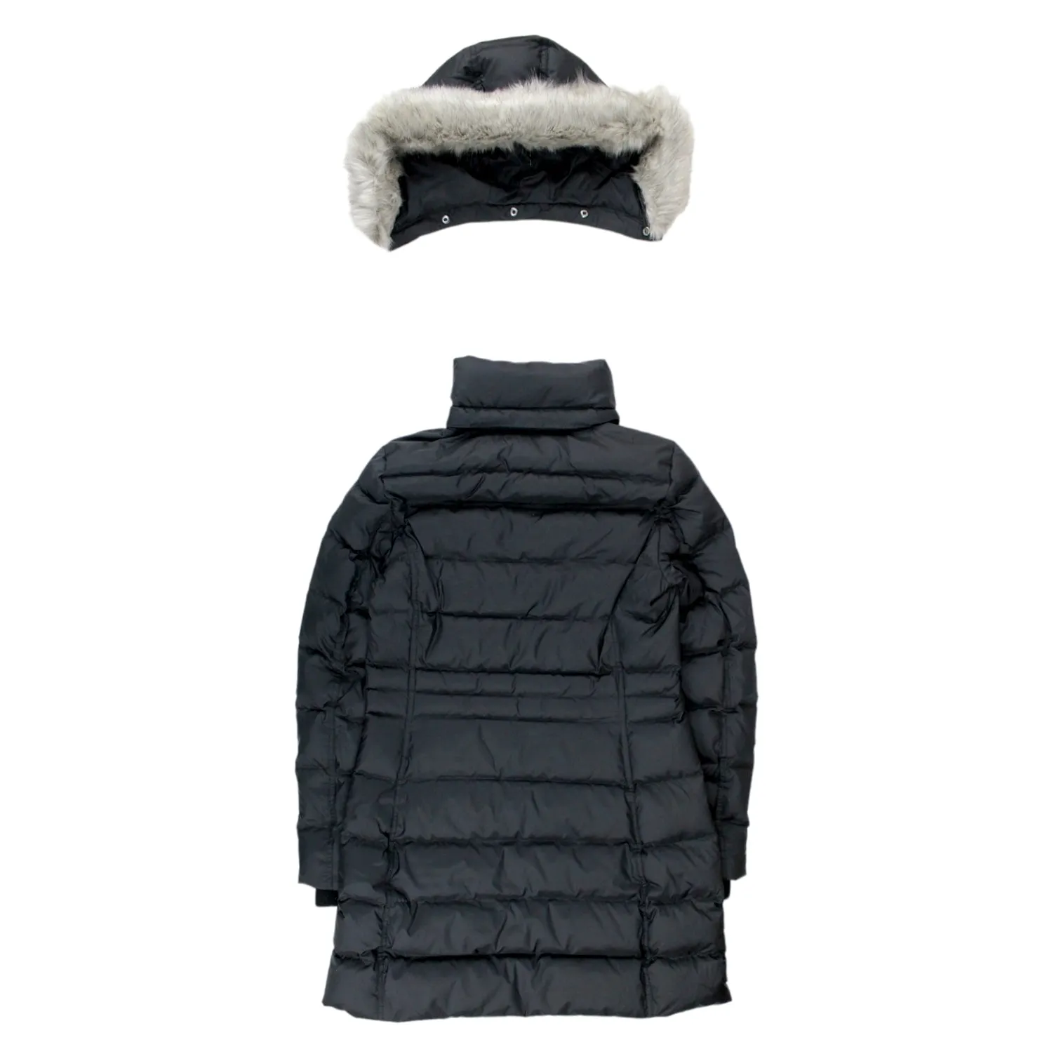 Tommy Hilfiger Black Hooded Quilted Jacket