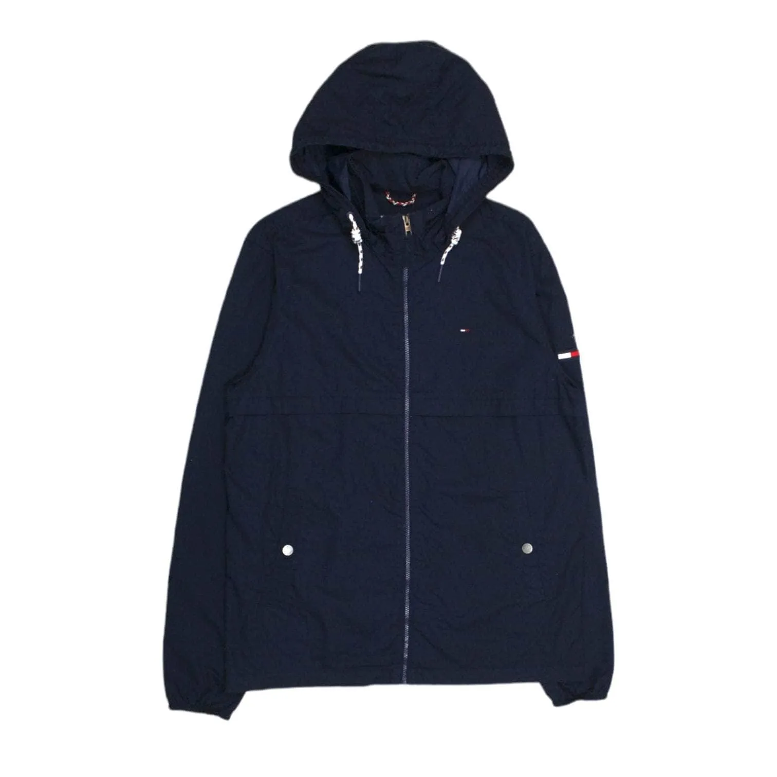 Tommy Hilfiger Navy Hooded Winter Coat