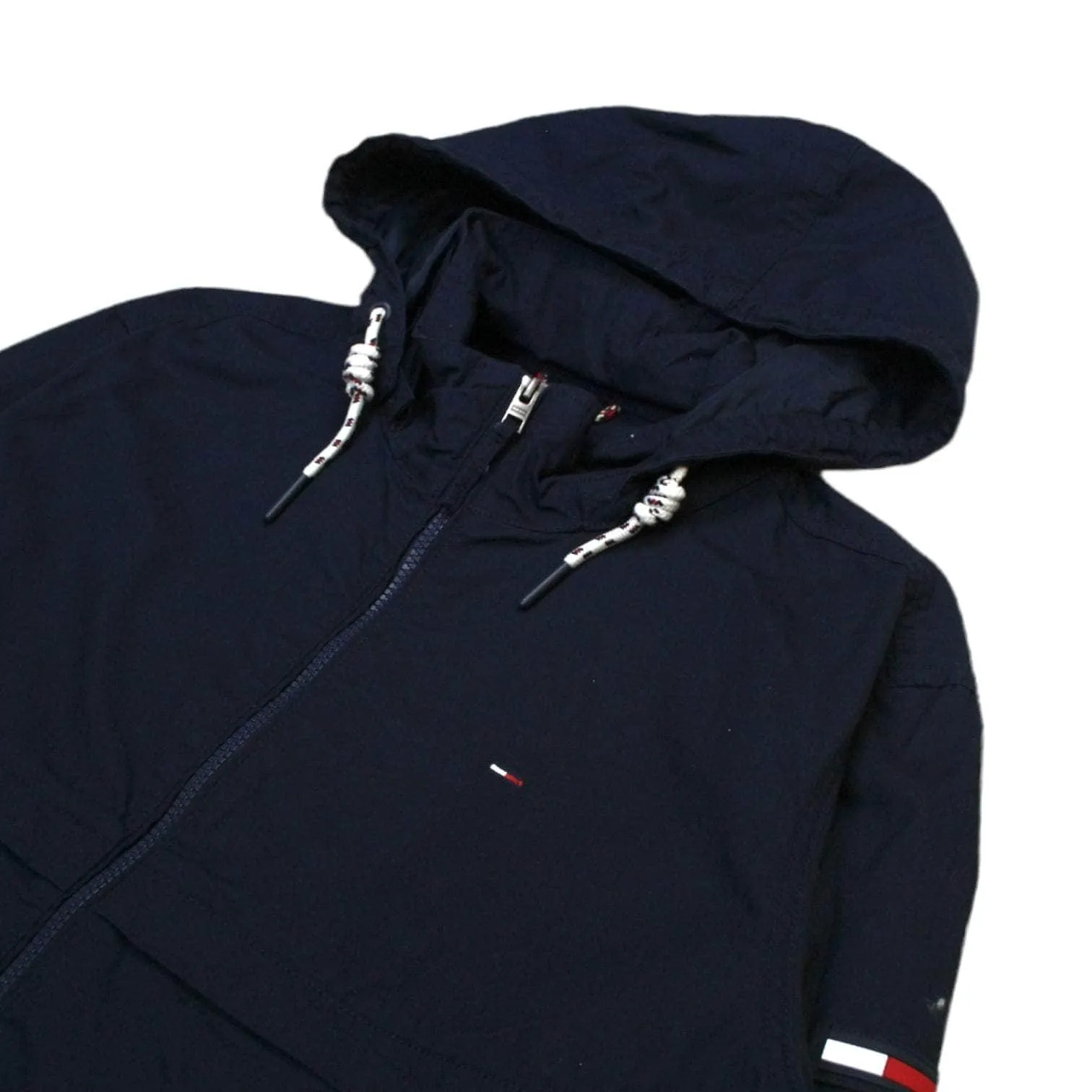 Tommy Hilfiger Navy Hooded Winter Coat