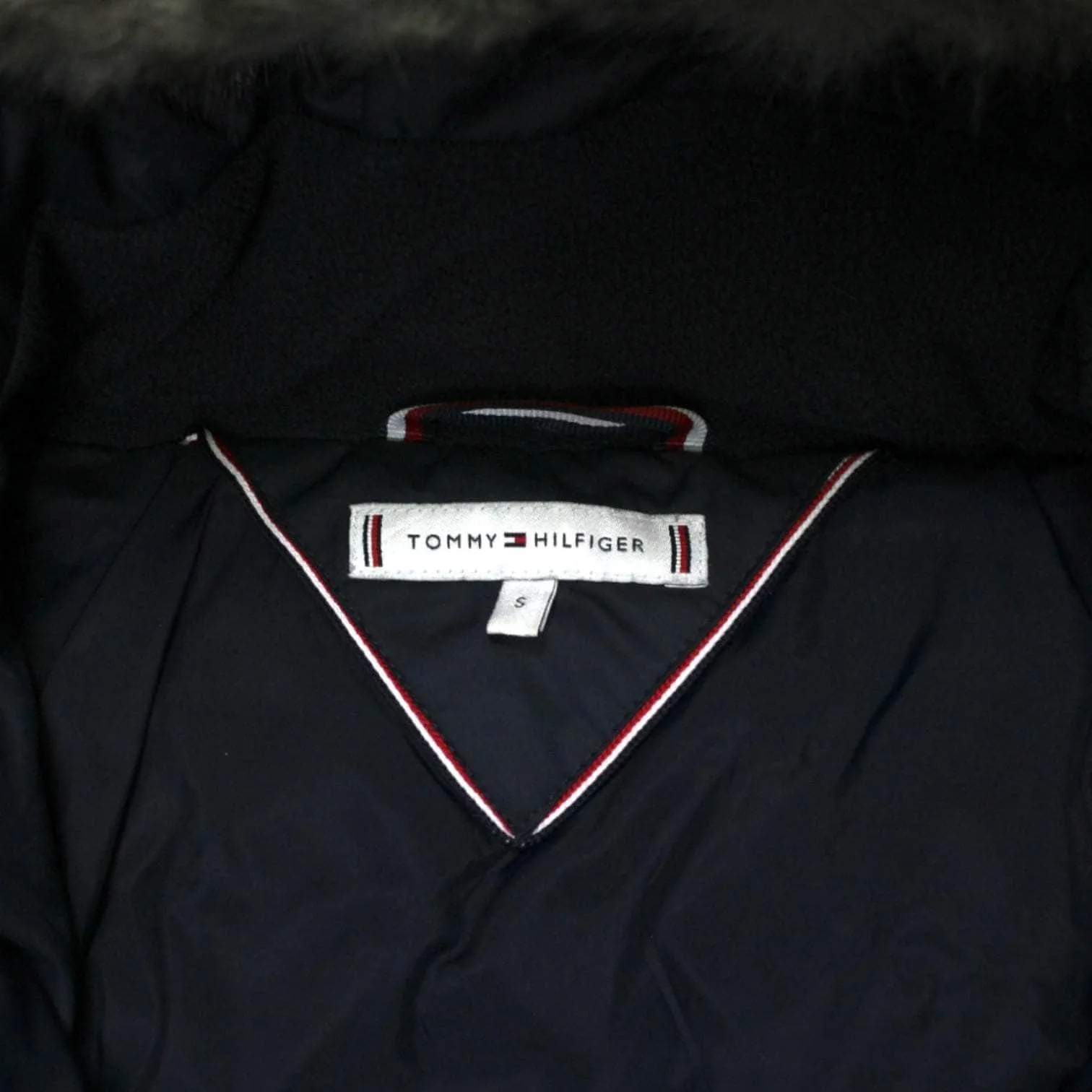 Tommy Hilfiger Navy Padded Winter Coat