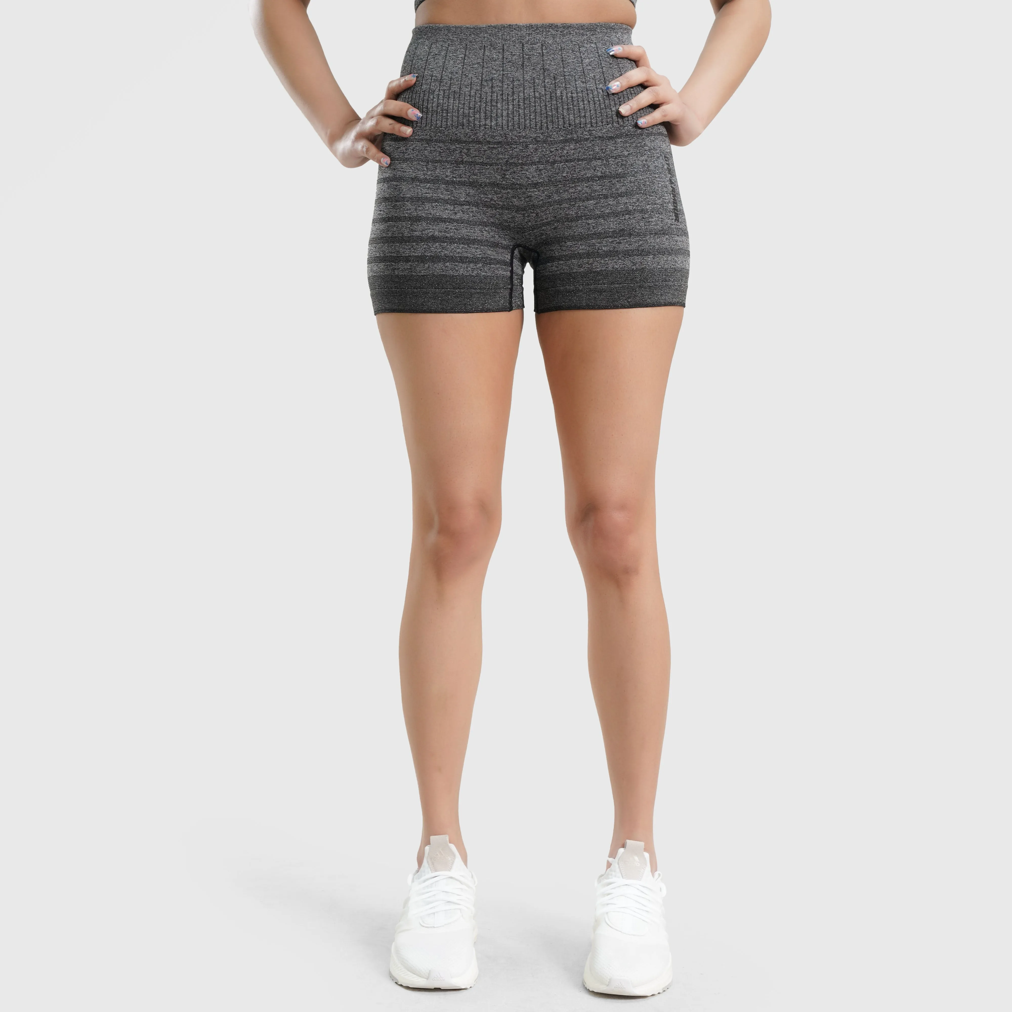 Tone Sculpt Seamless Shorts Grey - Shop Now