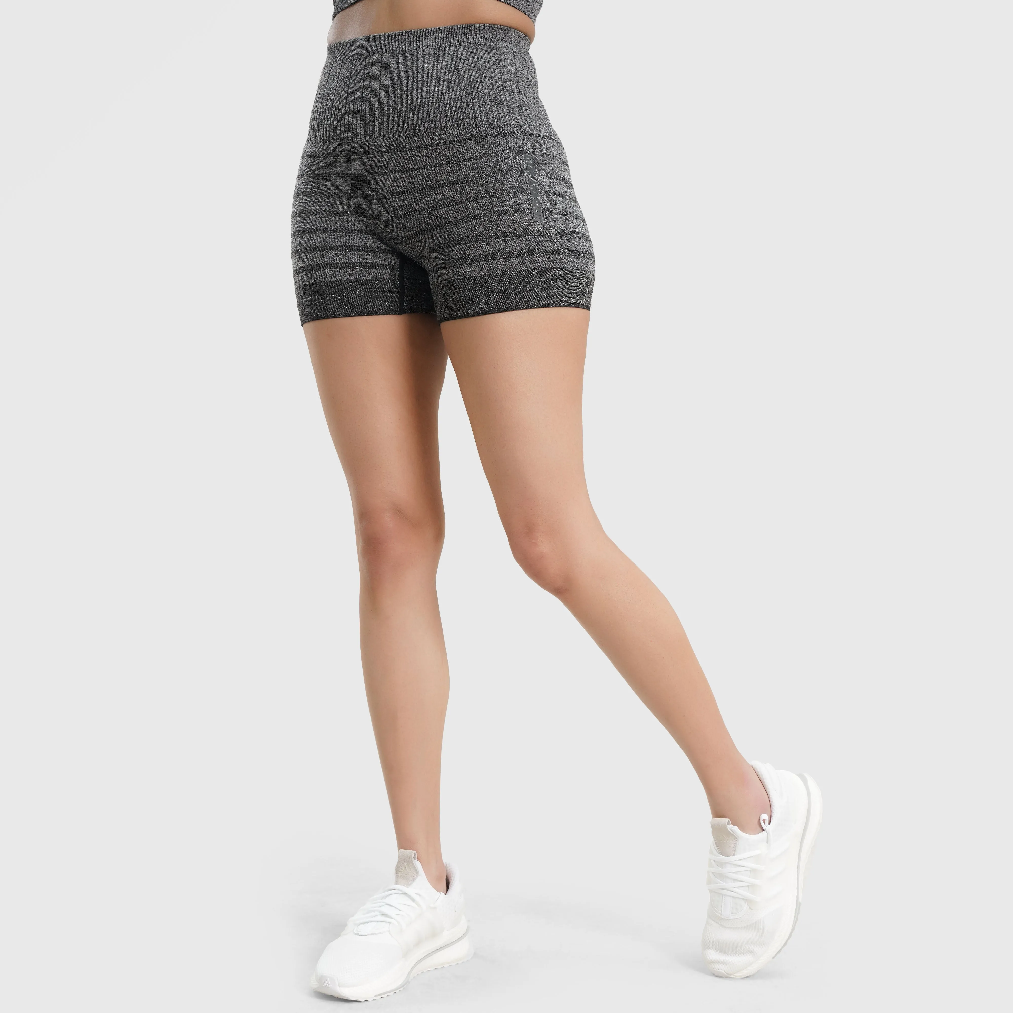 Tone Sculpt Seamless Shorts Grey - Shop Now