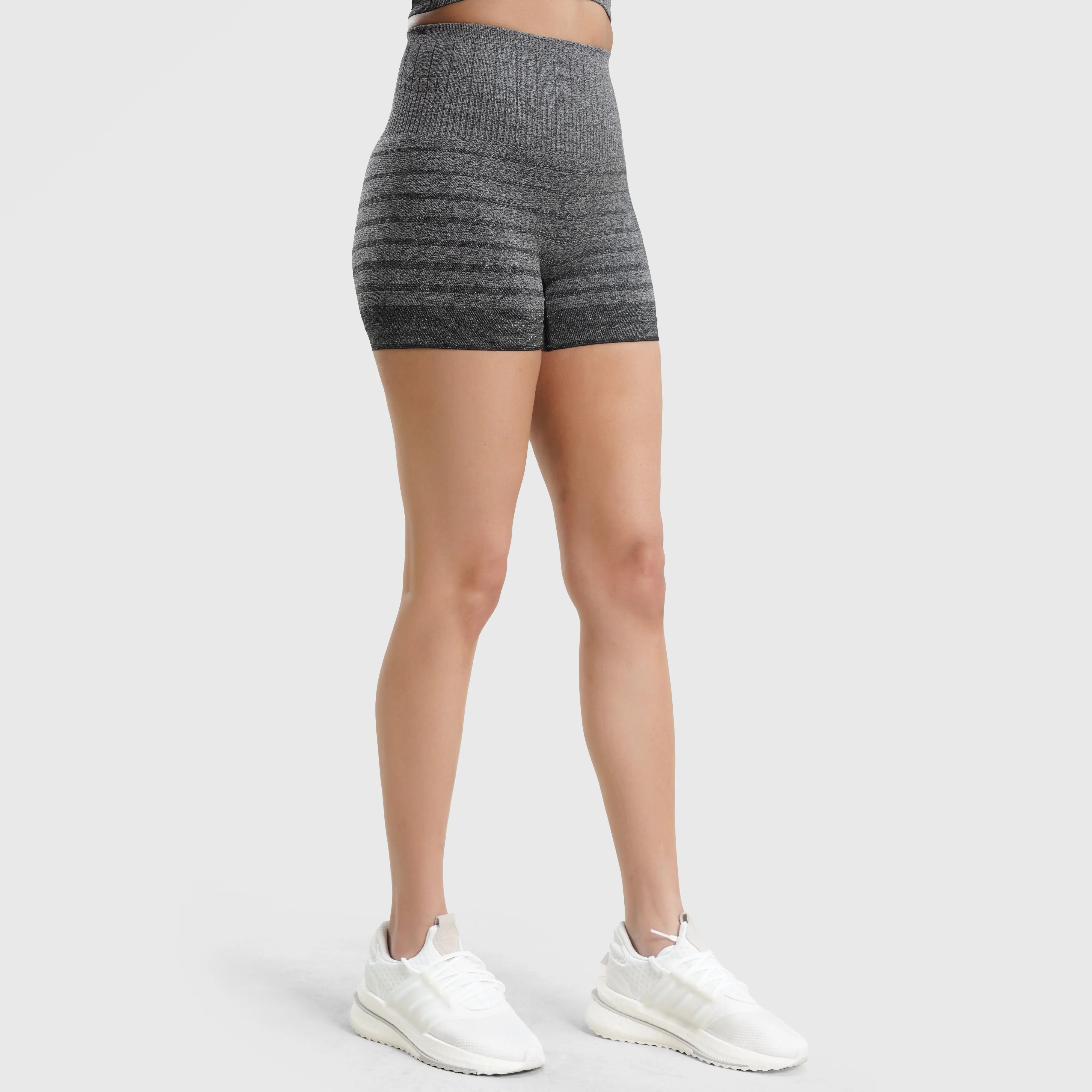 Tone Sculpt Seamless Shorts Grey - Shop Now