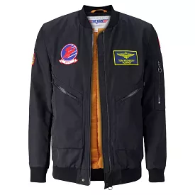 TOP GUN Stealth Bomber Jacket - Black, Unisex