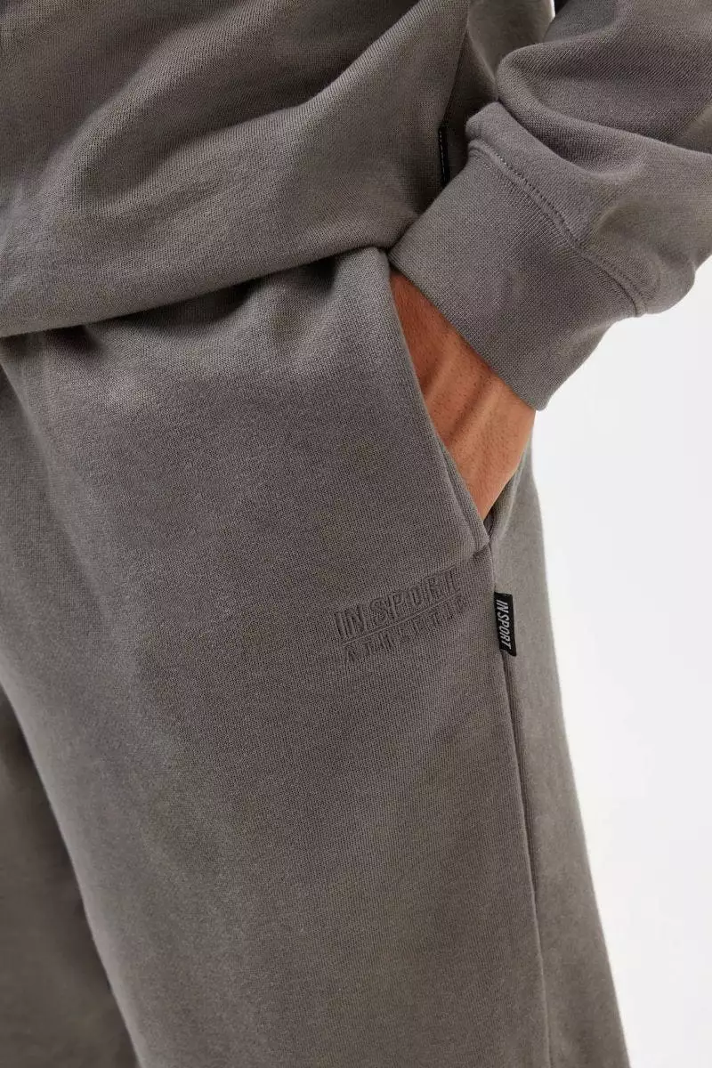 Trackpants for Men and Women - Insport Aspen Slate Open Leg Trackpants.