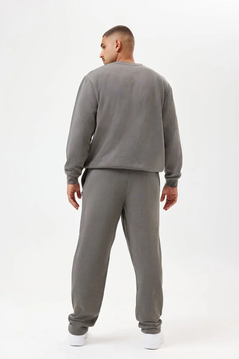 Trackpants for Men and Women - Insport Aspen Slate Open Leg Trackpants.