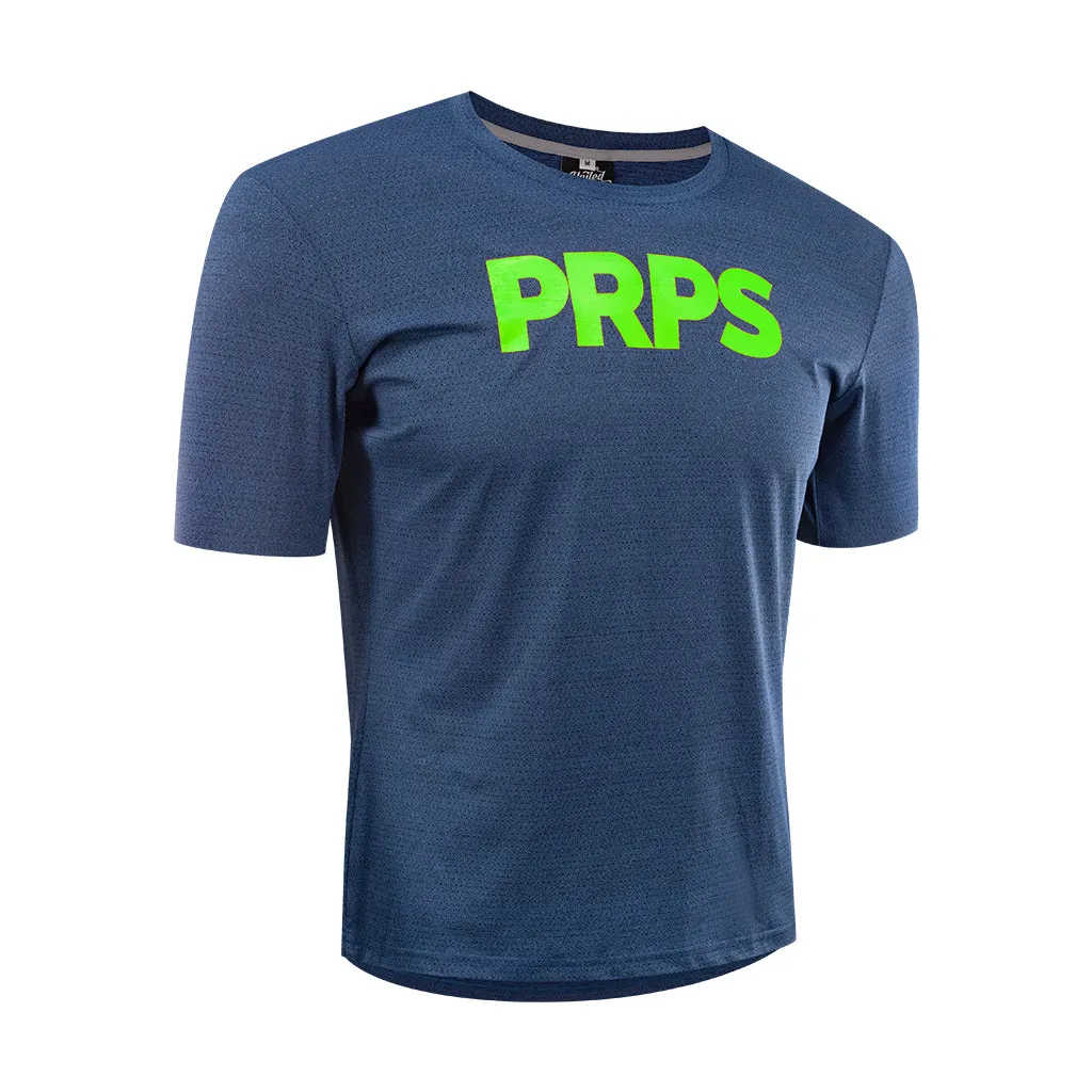 Training T-Shirt Navy with Neon Green - Buy Online Now