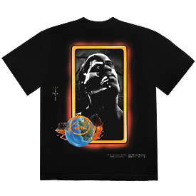 Travis Scott T-shirt Black Astro Portrait