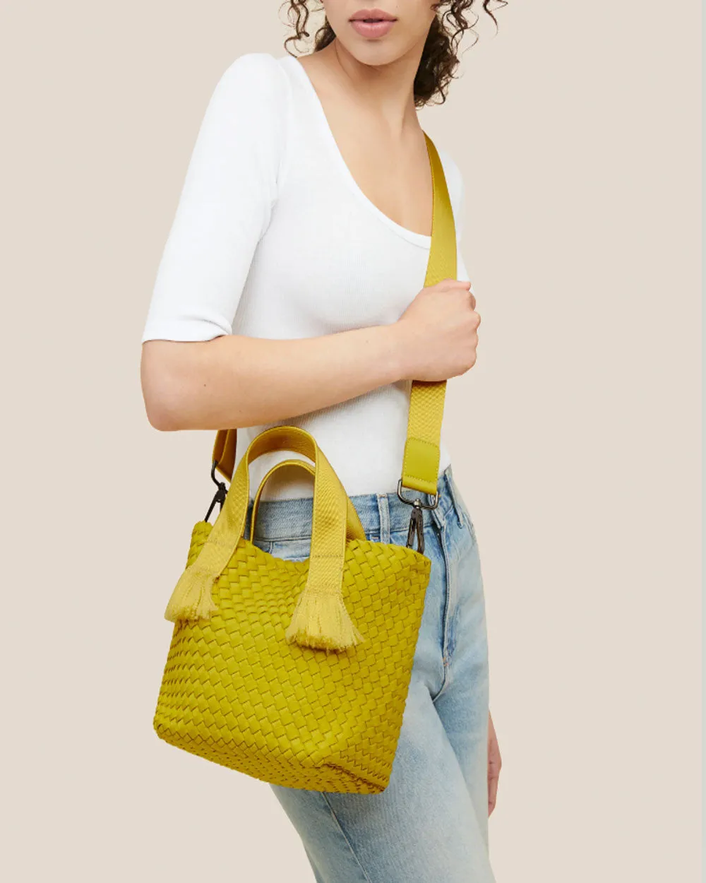 Tulum Small Tote in Ochre