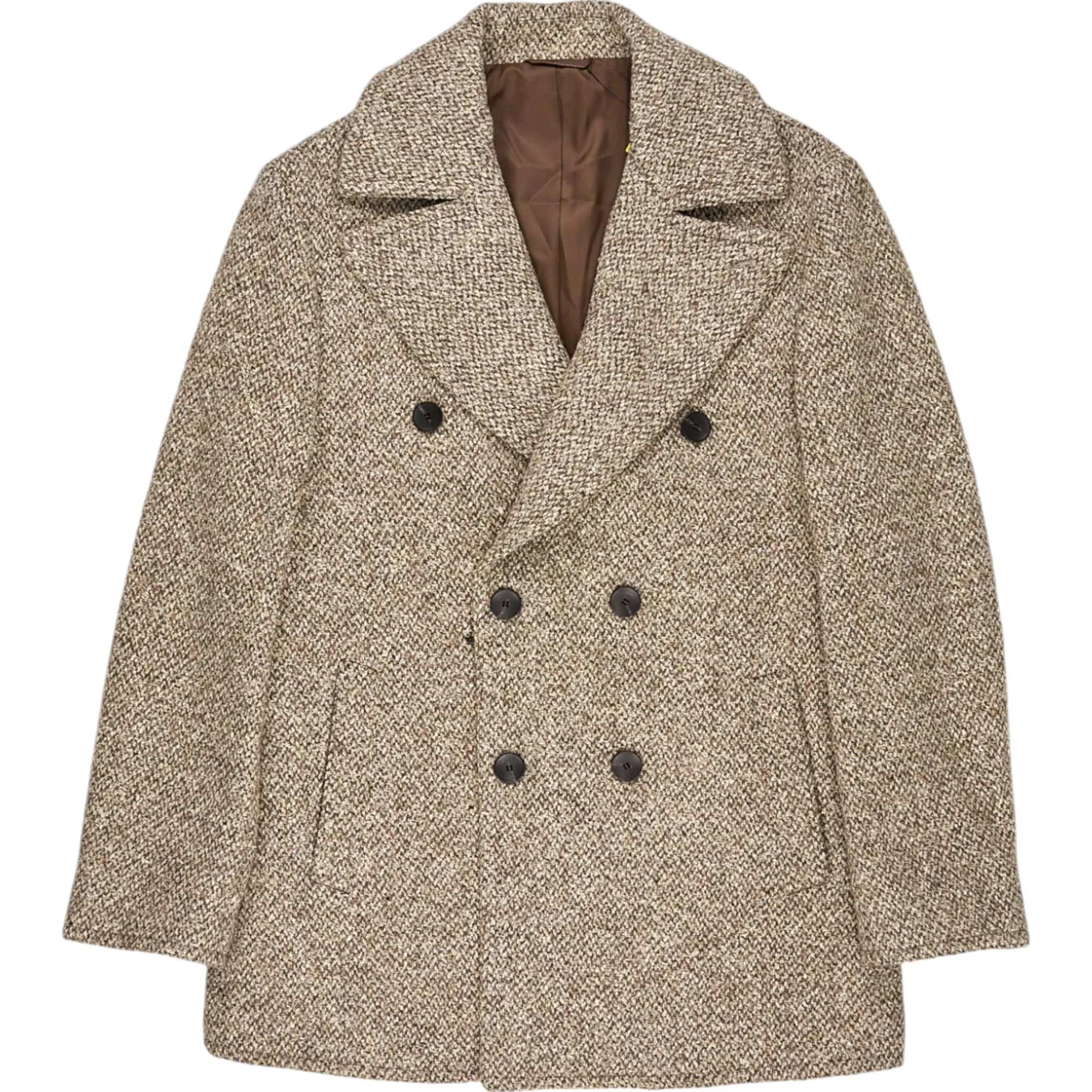 Tweed Pea Coat from Moss Bros