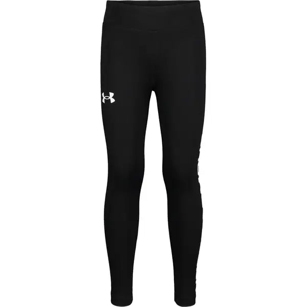 Under Armour Kids Black Legging with Wordmark