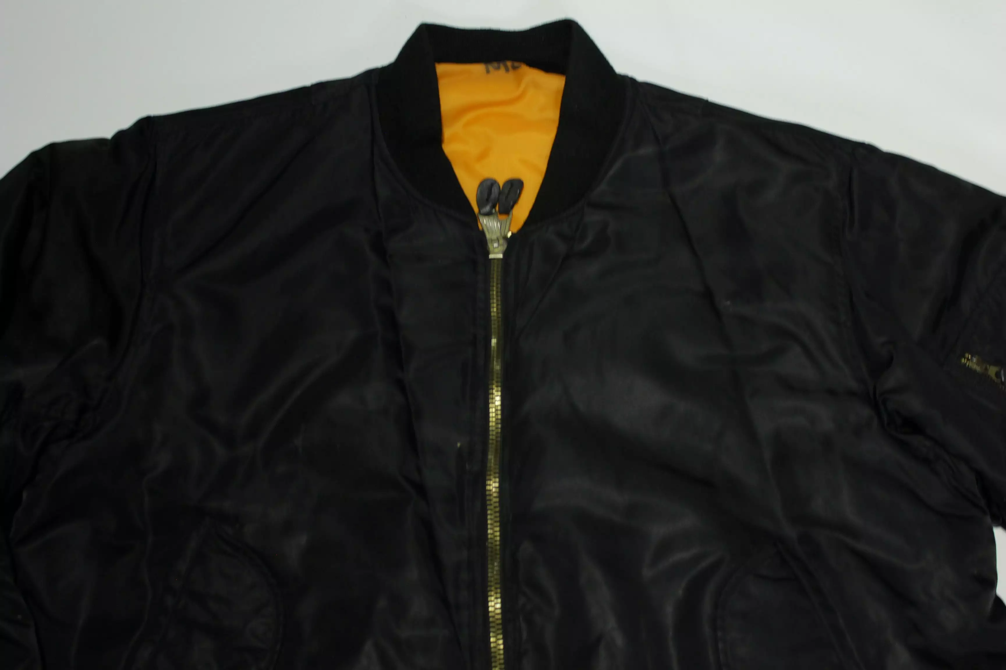 USAF Bomber Jacket MA-1 Orange Vintage 80's