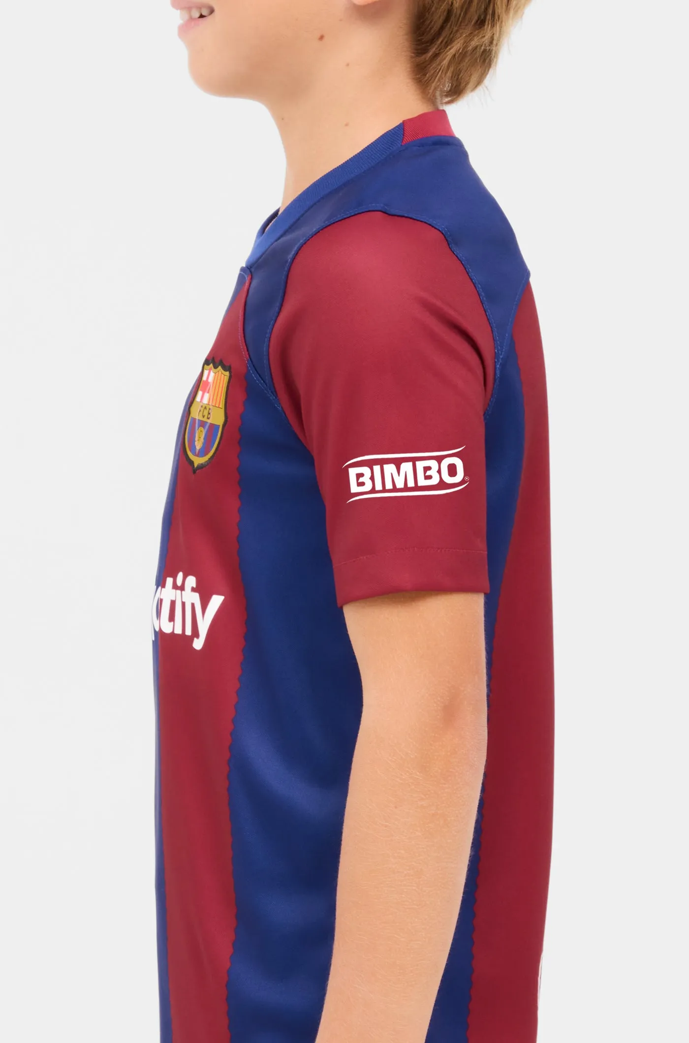 Junior FC Barcelona Home Shirt 23/24 - UWCL