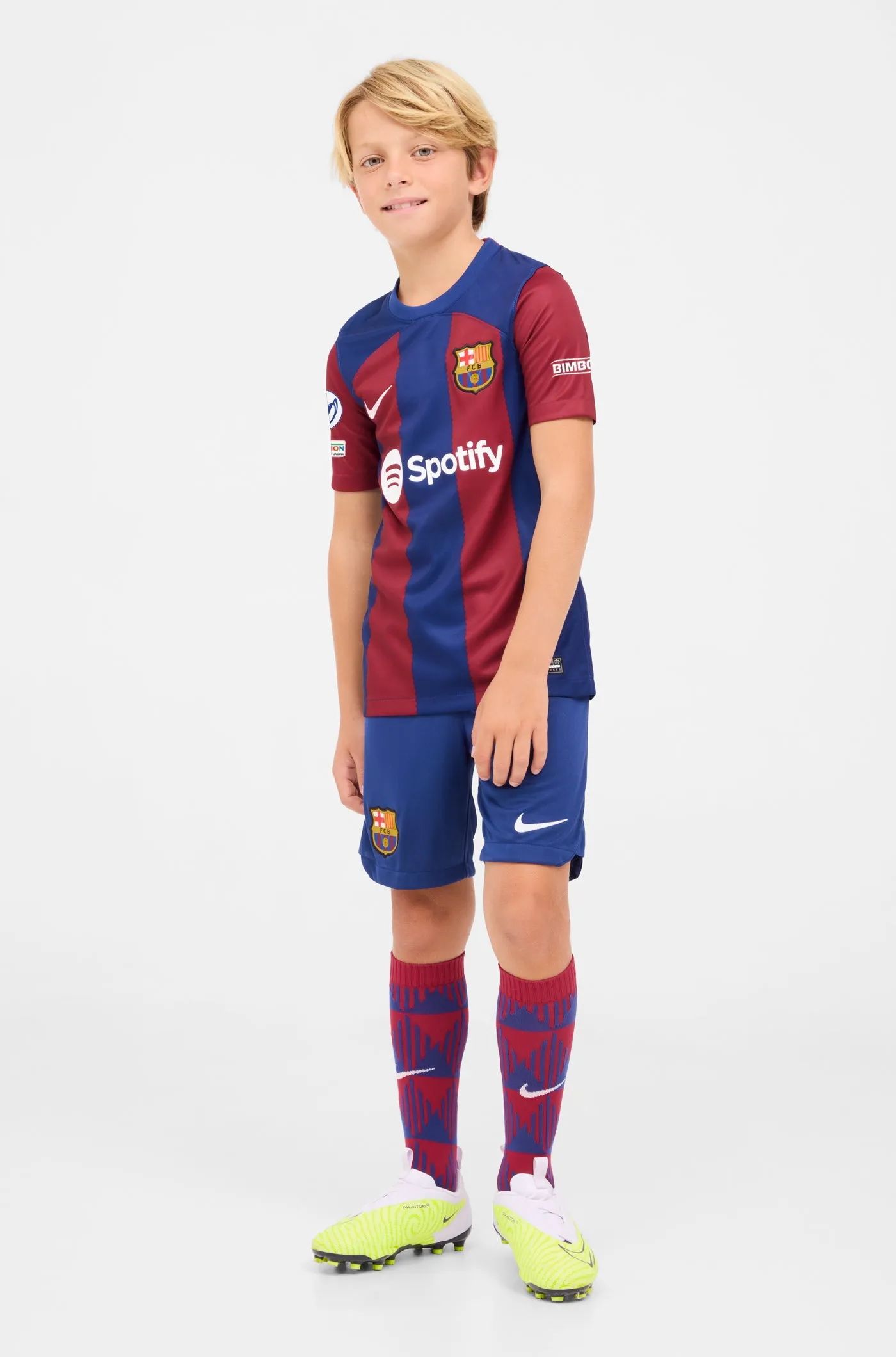 Junior FC Barcelona Home Shirt 23/24 - UWCL