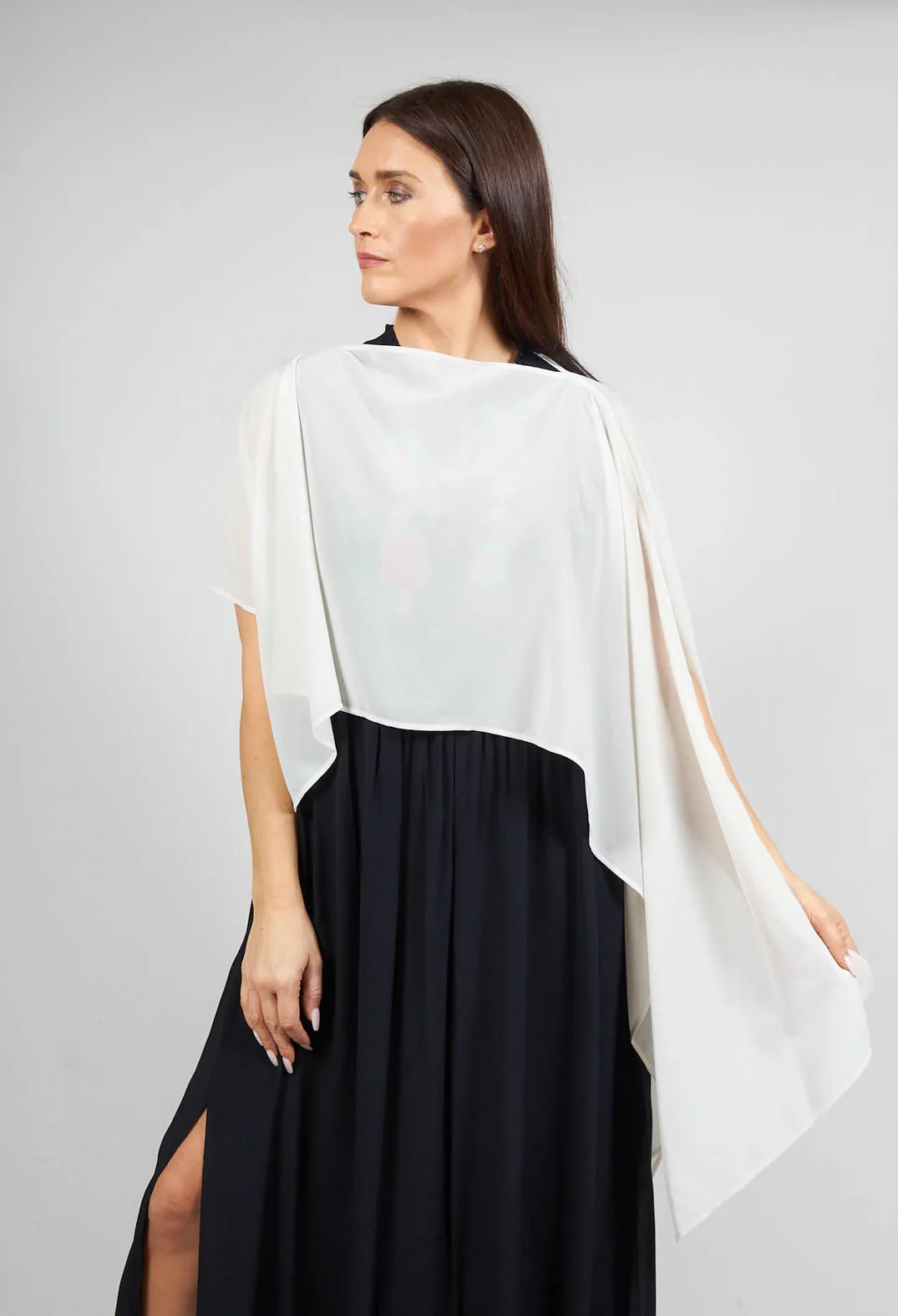 Tofu Waterfall Sleeve Swimsuit Cover Up