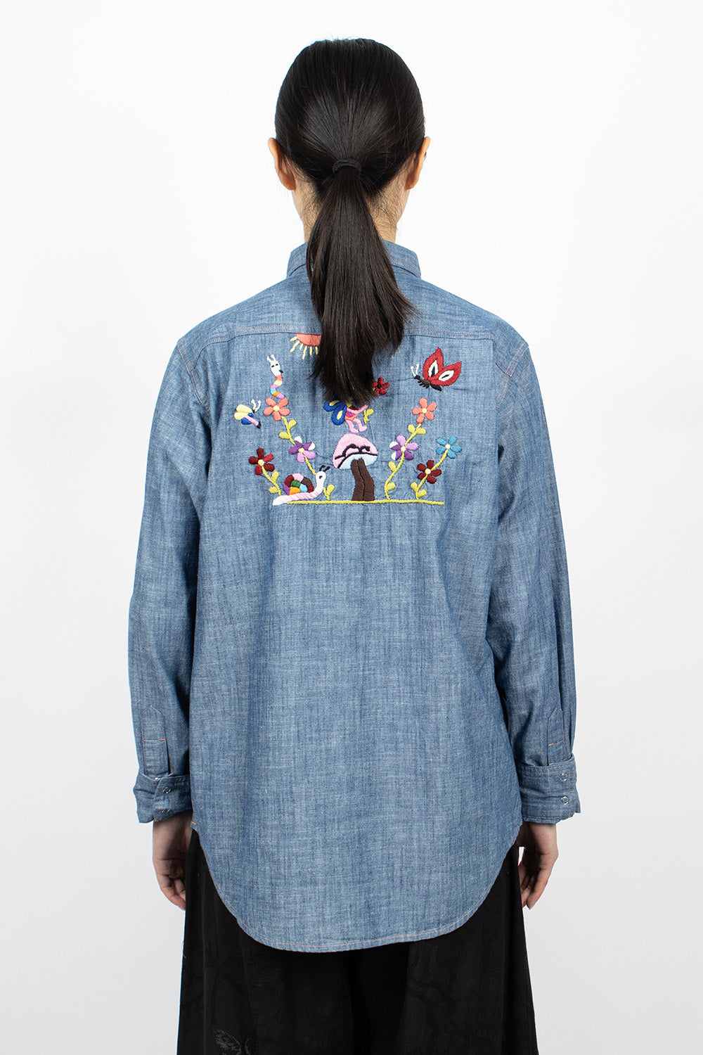 Western Shirt Chambray Embroidery - Buy Now!