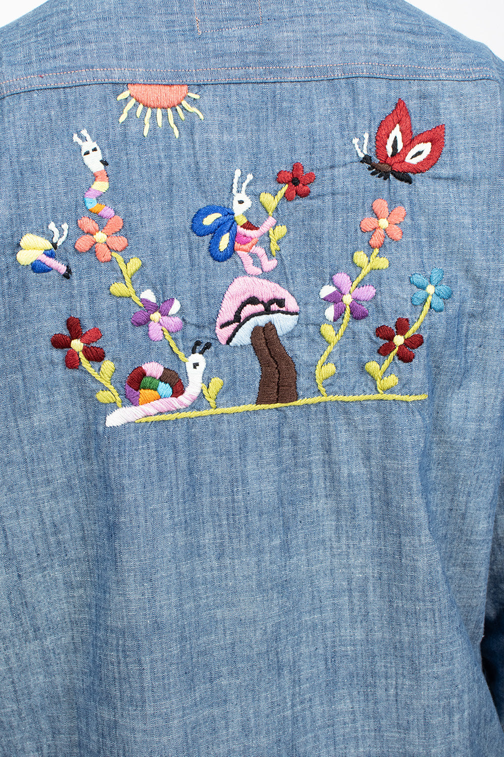 Western Shirt Chambray Embroidery - Buy Now!