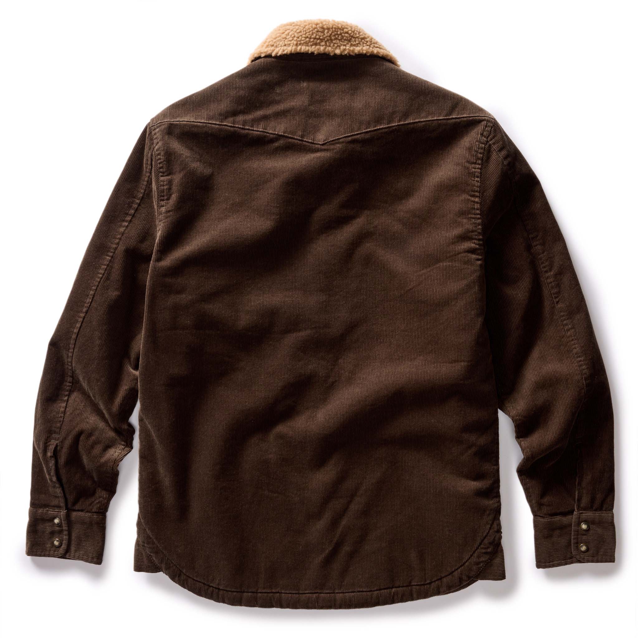 Western shirt jacket soil corduroy.