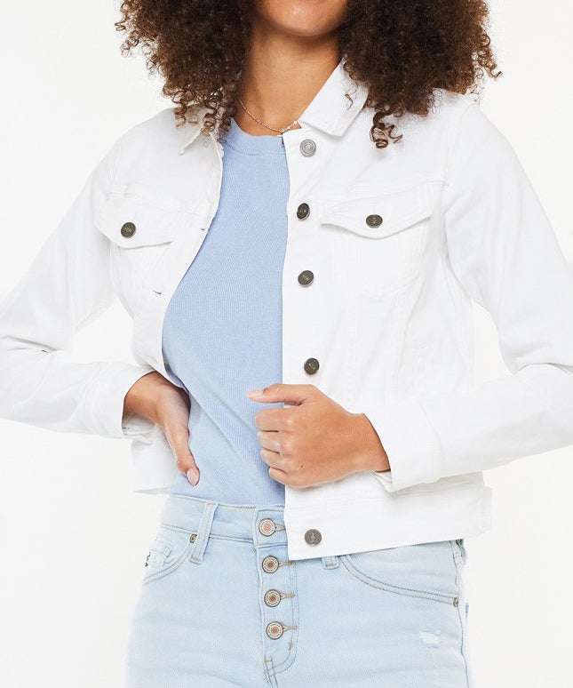 White Denim Jacket