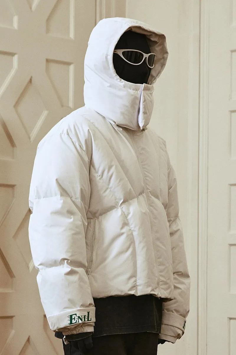 White Duck Down Puffer Outerwear