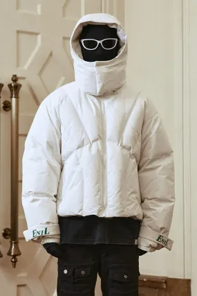 White Duck Down Puffer Outerwear