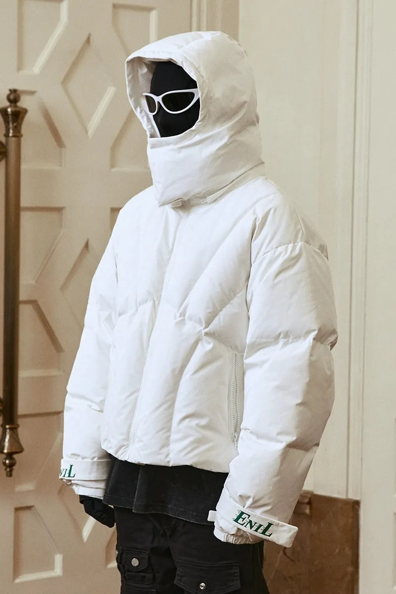 White Duck Down Puffer Outerwear