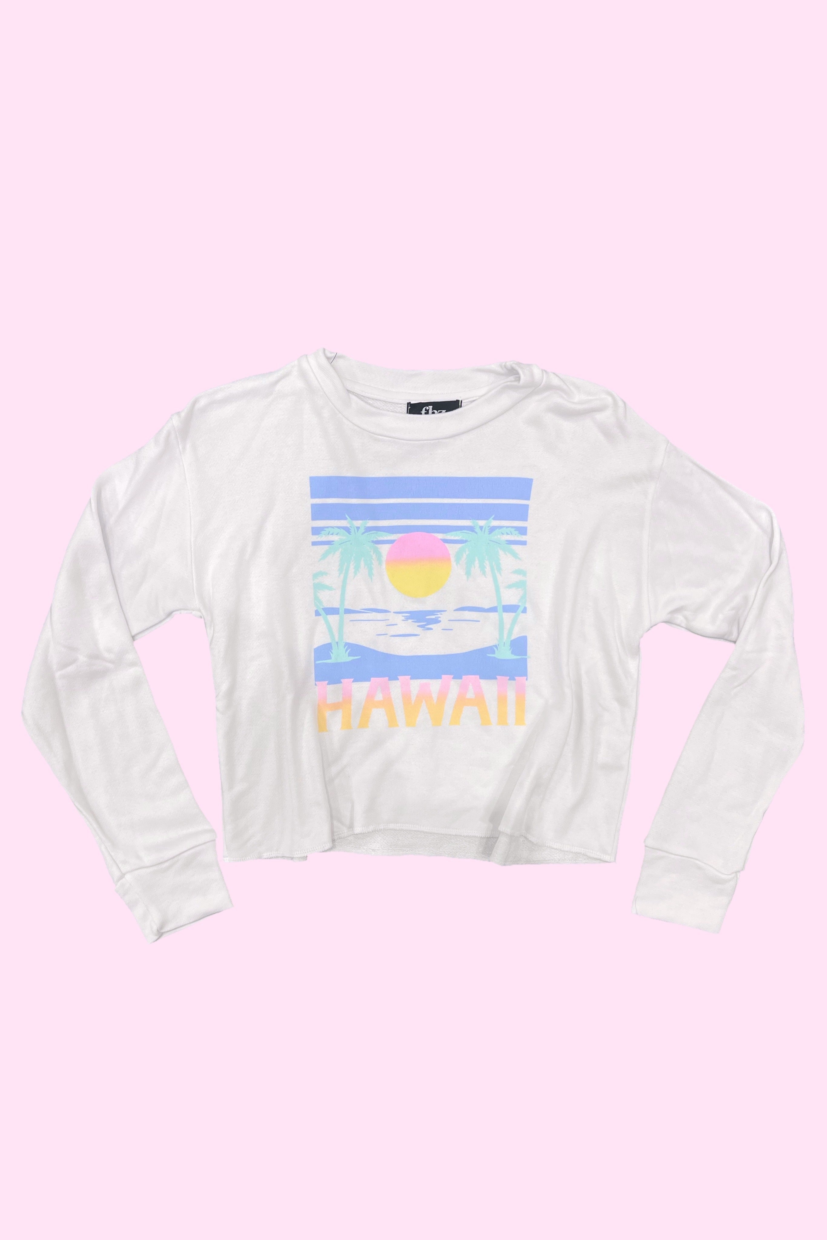 White Hawaiian Sweatshirt