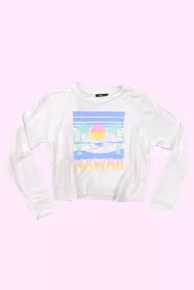 White Hawaiian Sweatshirt