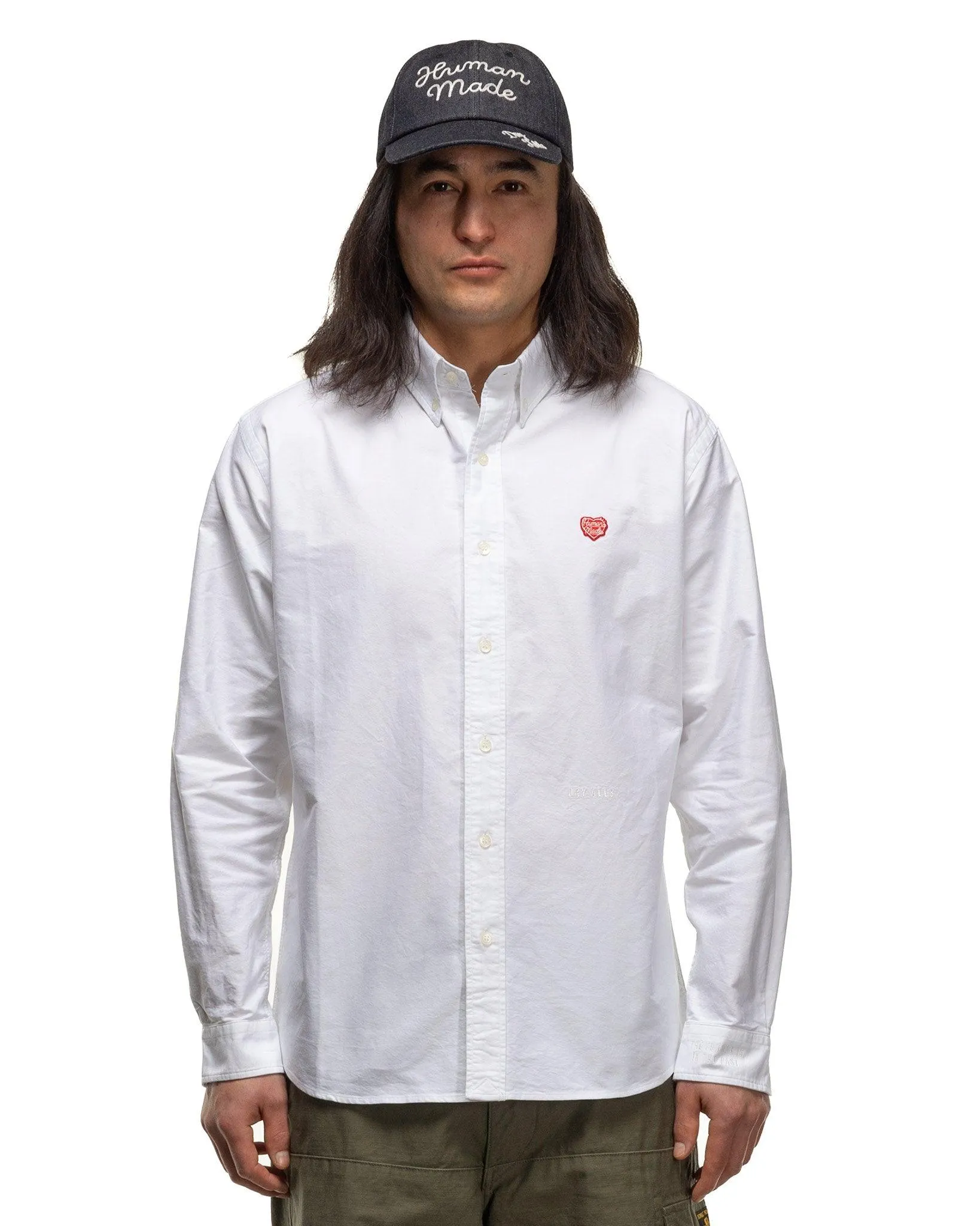 White Oxford Button-Down Shirt