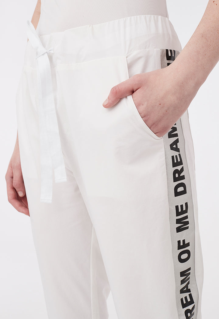 White Running Pants