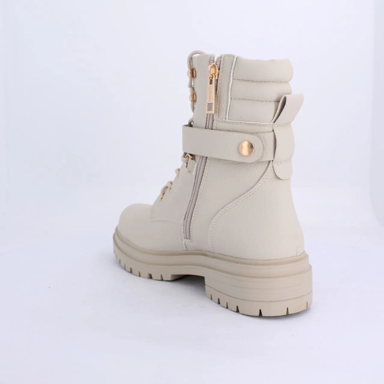 White Sabana Biker Boot